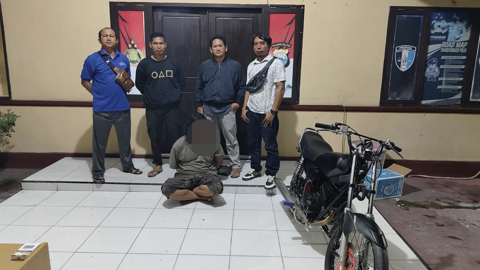 Gerak Cepat Polsek Mappedeceng Polres Luwu Utara Tangkap Pelaku Curanmor