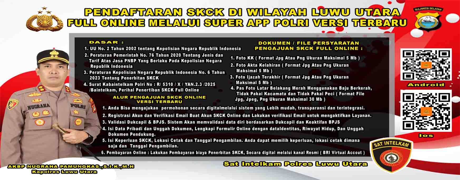Polres Luwu Utara Resmi Terapkan Layanan SKCK Full Online Melalui Super App Polri
