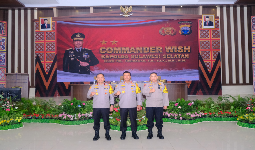 Gelar Commander Wish , Ini Arahan Kapolda Sulsel Kepada Personel