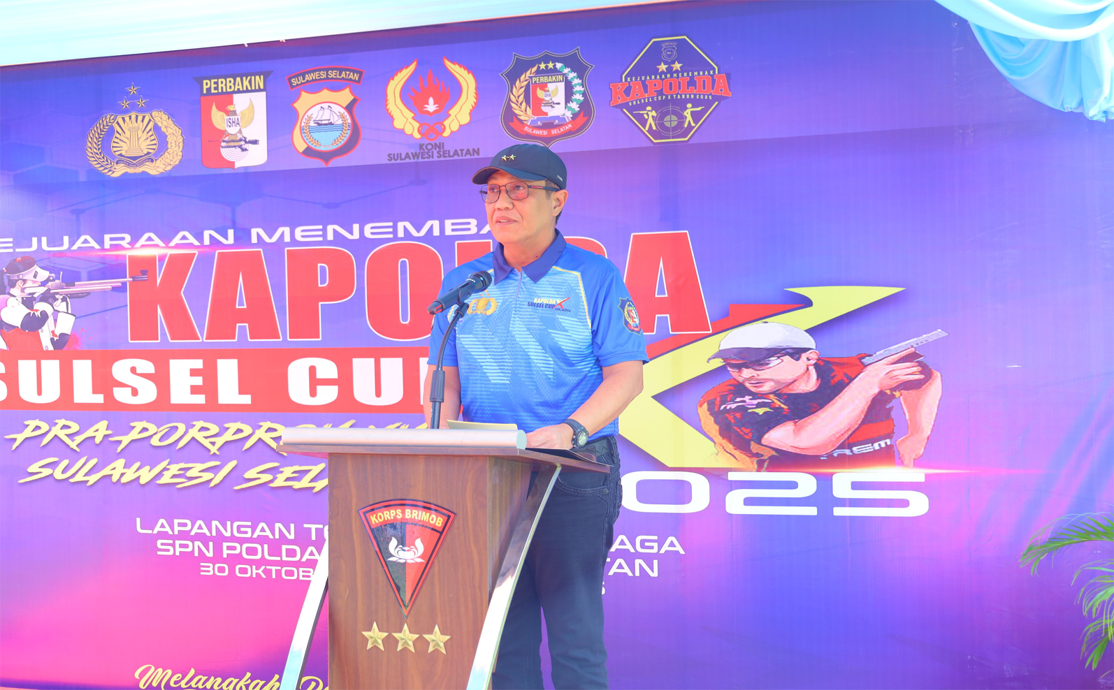 Kapolda Sulsel Buka Lomba Menembak Pra Porprov dan Kejuaraan Kapolda Sulsel Cup Tahun 2025